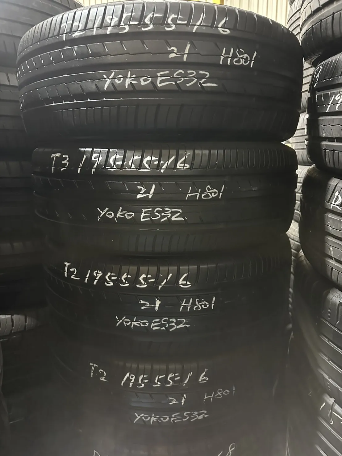 H801橫濱ES32 195-65-15四條4000含裝