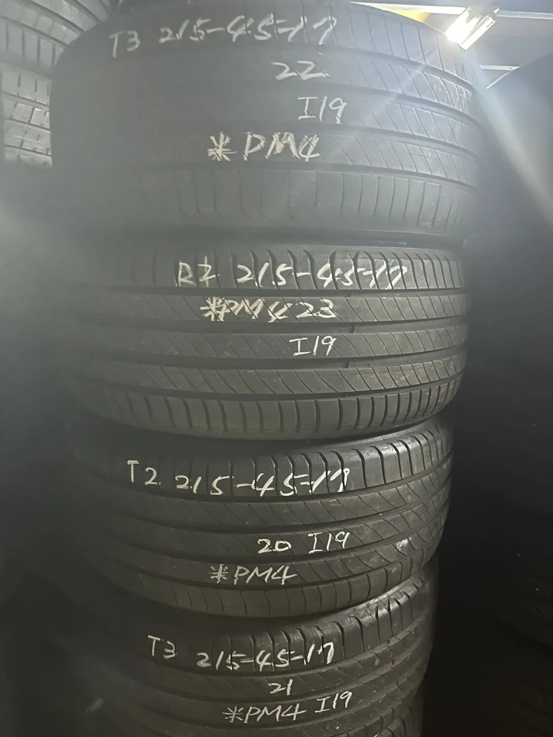 米其林PM4 四條 215-45-17