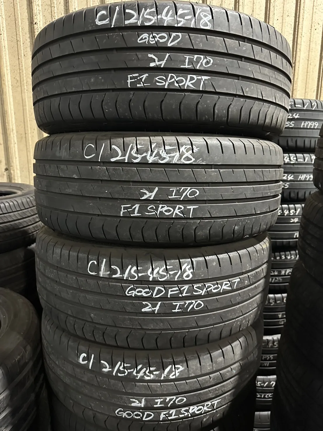 固特異F1SPORT 四條 215-45-18