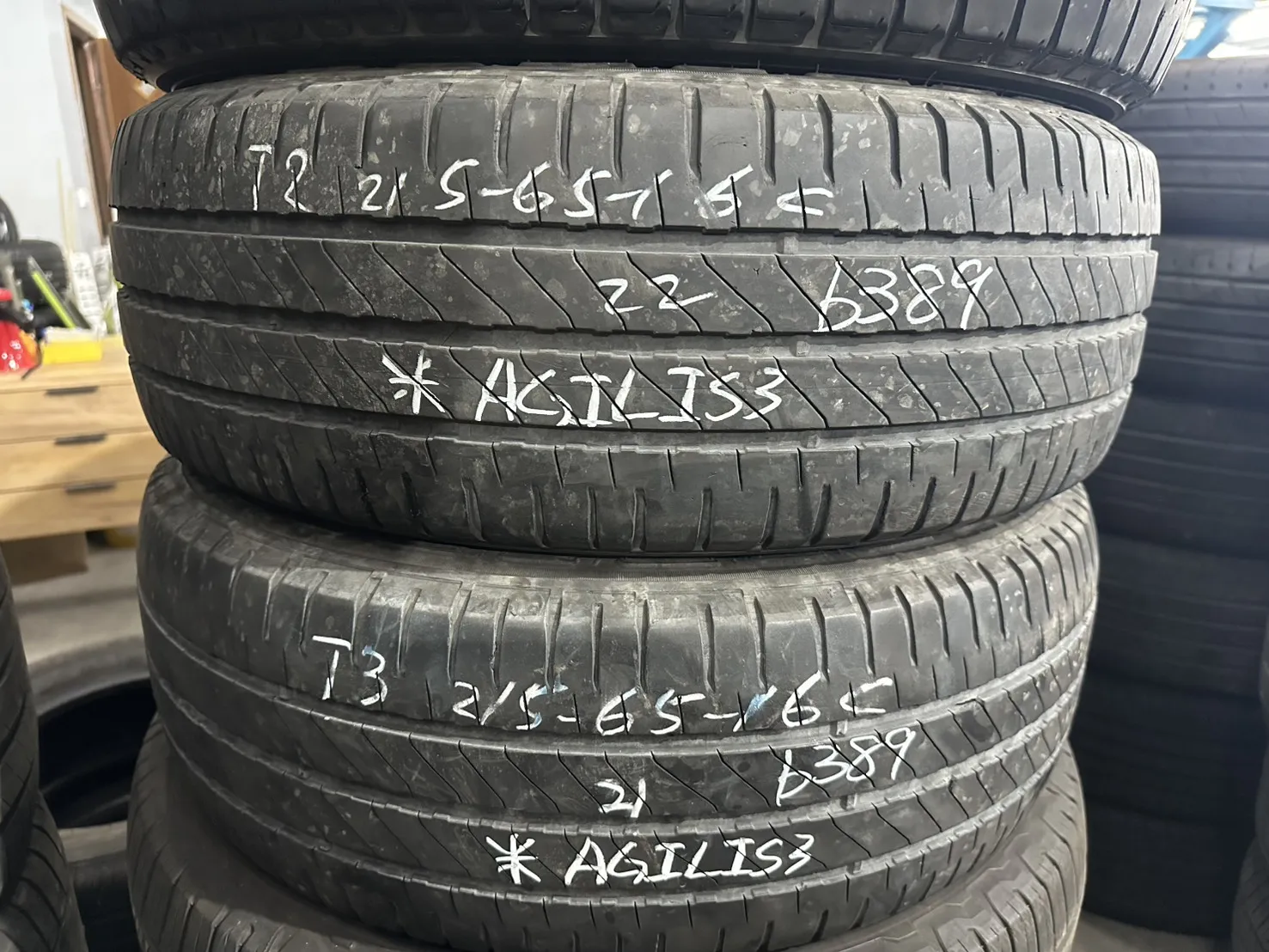 米其林AGILIS3 二條 215-65-16c