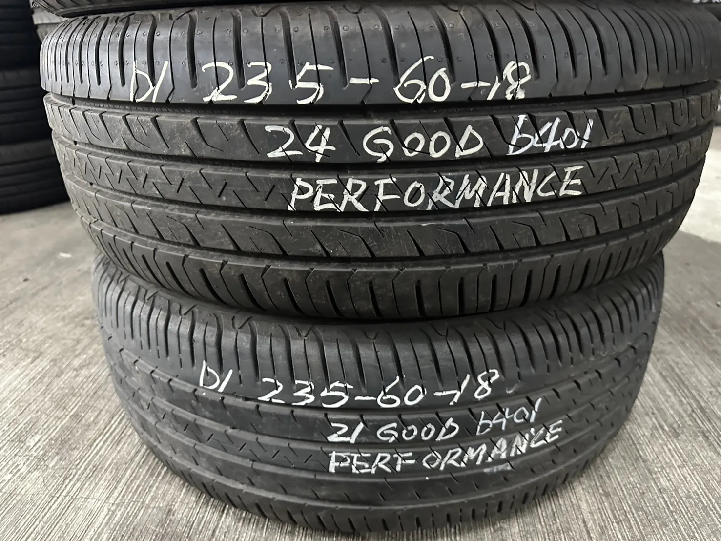 固特異PERFORMANCE 二條 235-60-18