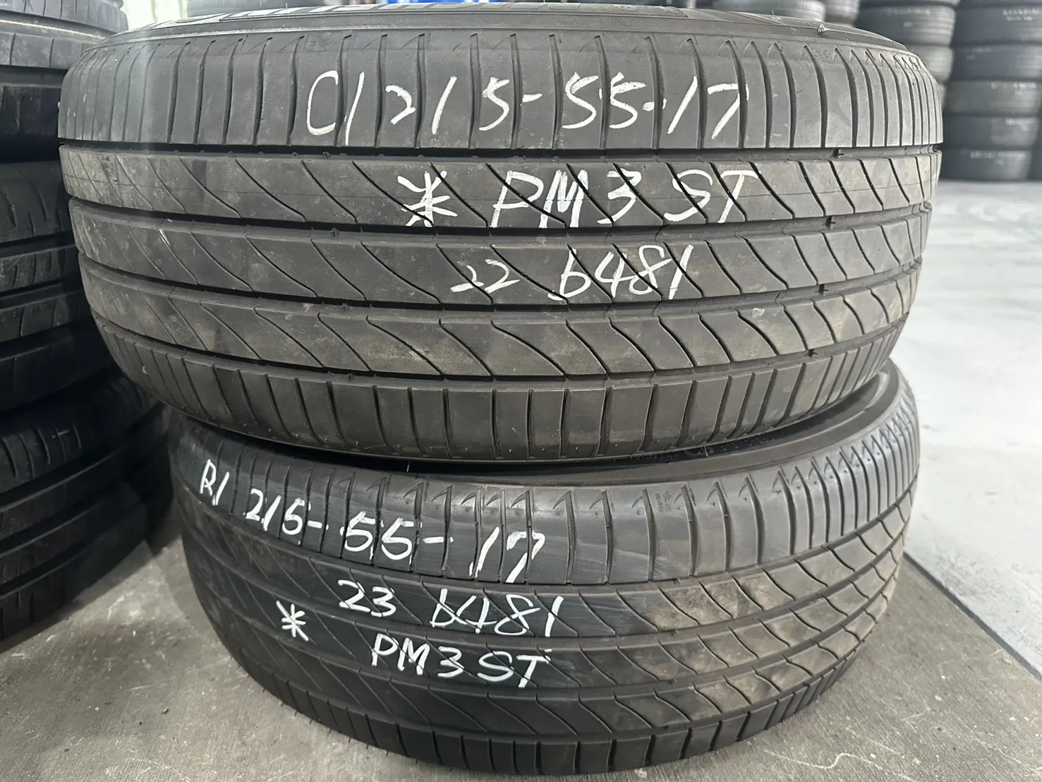 米其林PM3st 二條 215-55-17