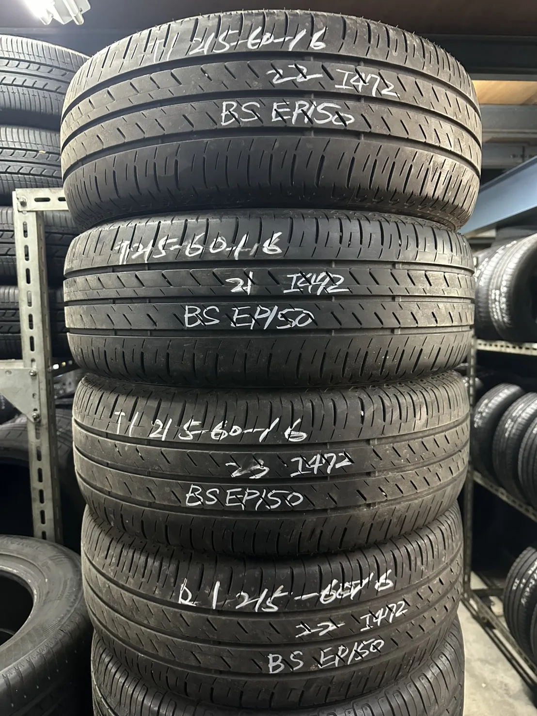 普利司通EP150 四條 215-60-16