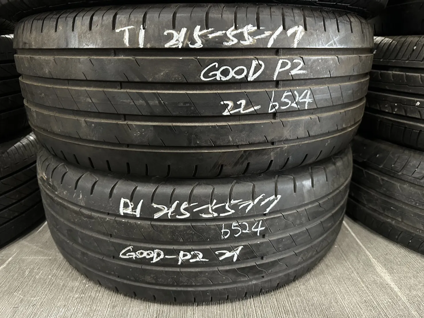 固特異P2 二條 215-55-17