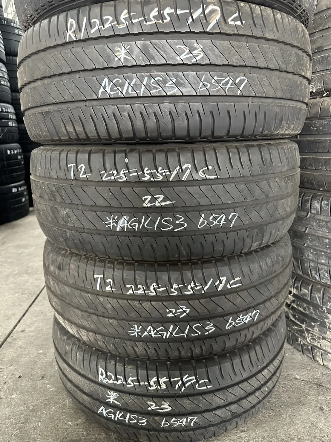 米其林AGILIS3 四條 225-55-17c