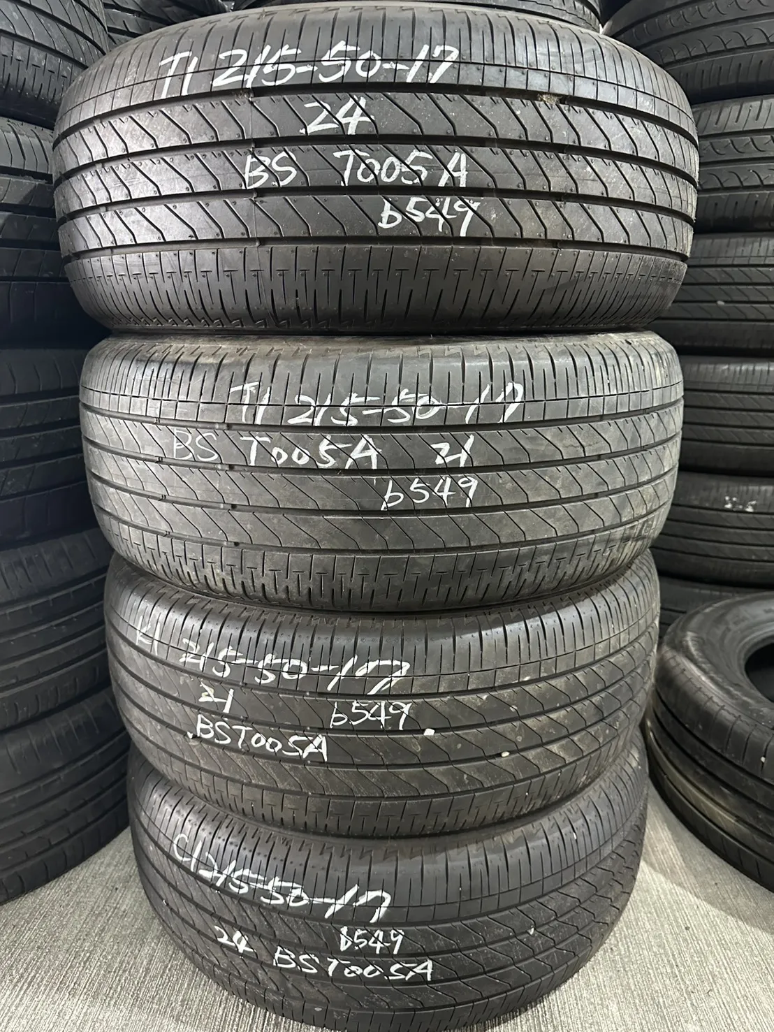 普利司通T005A 四條 215-50-17