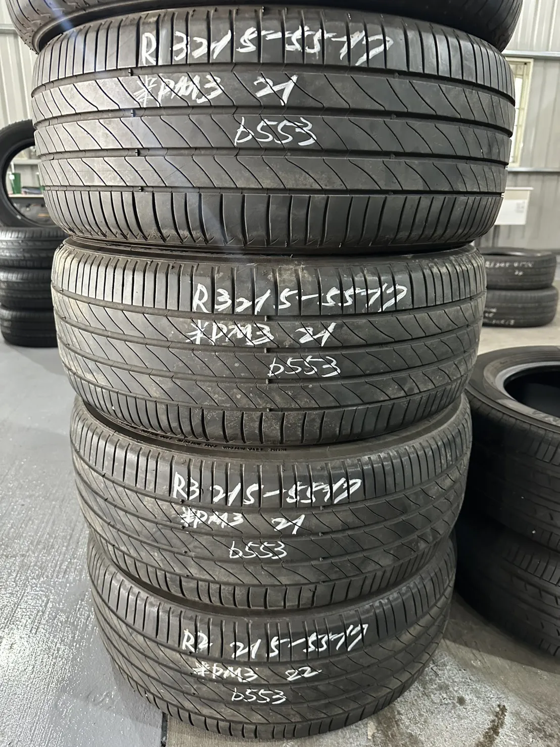 米其林PM3 四條 215-55-17