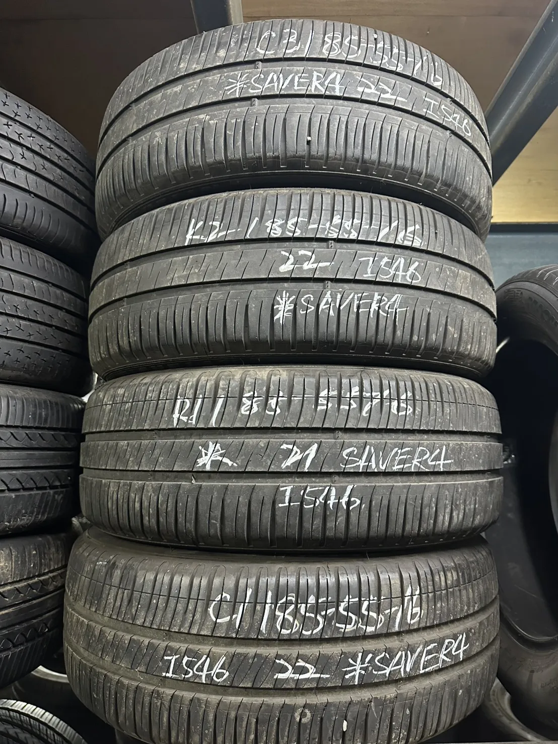 米其林SAVER4 四條 185-55-16