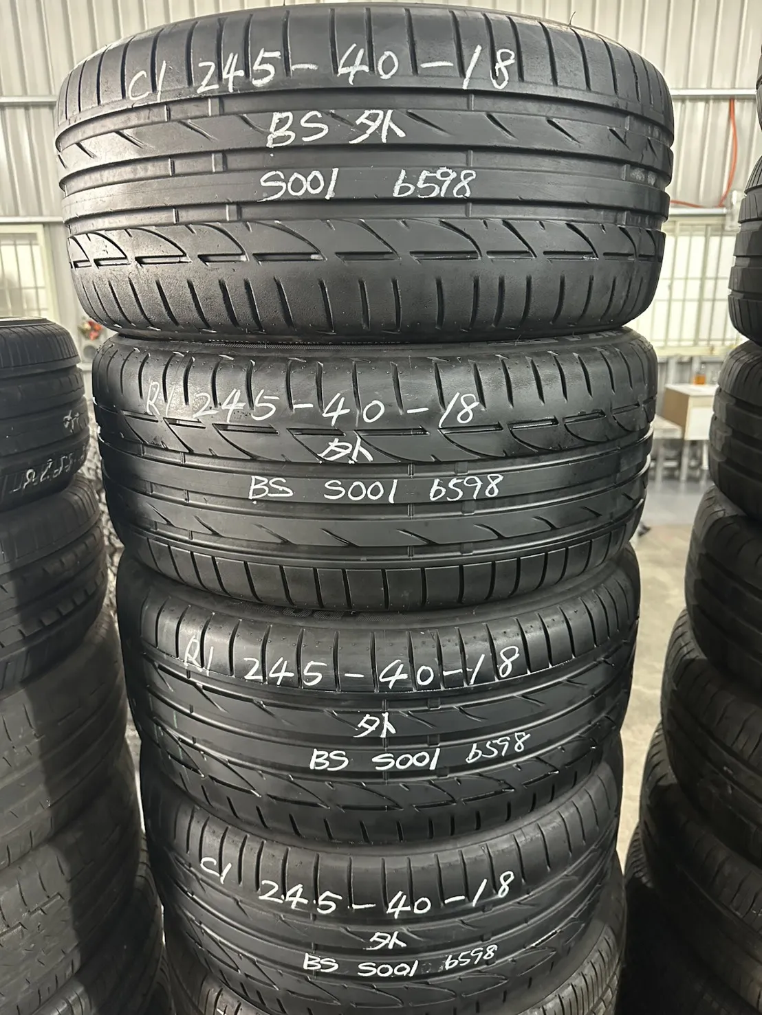 普利司通S001 四條 245-40-18