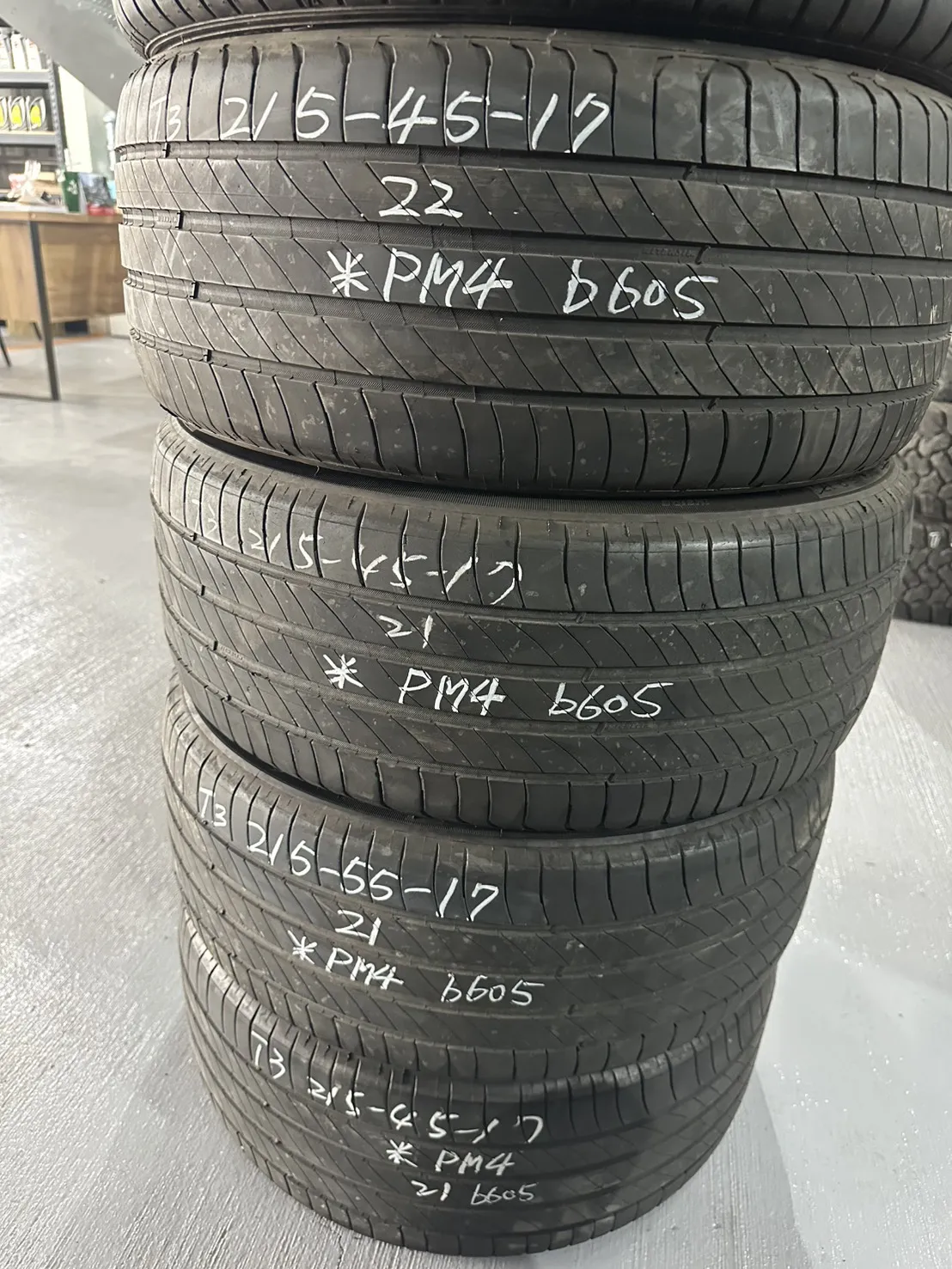 米其林PM4 四條 215-45-17