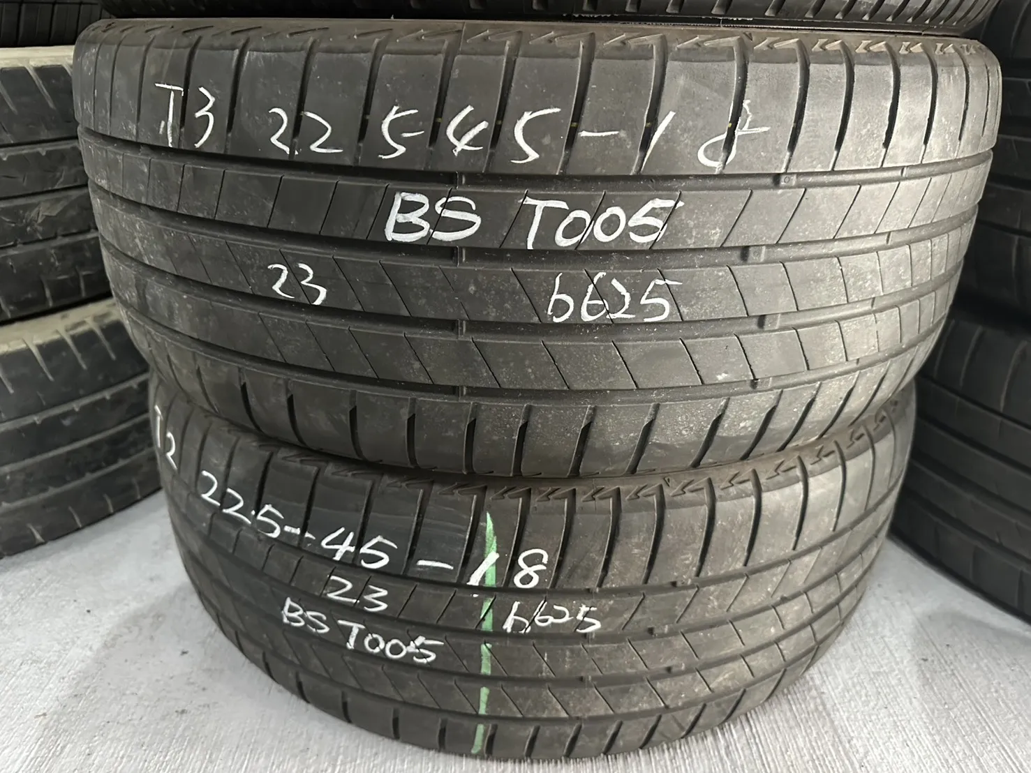 普利司通T005 二條 225-45-18