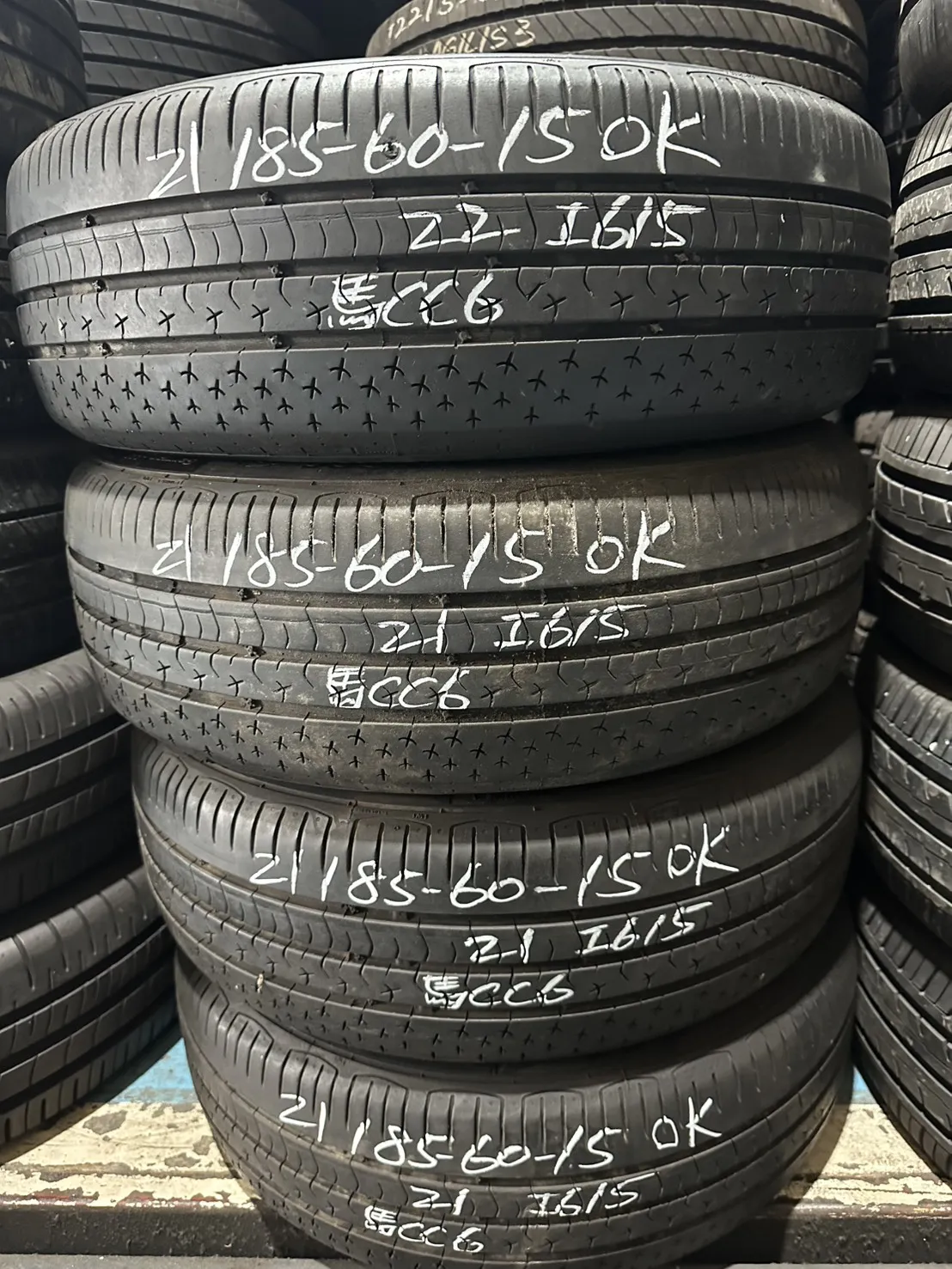 馬牌CC6 四條 185-60-15