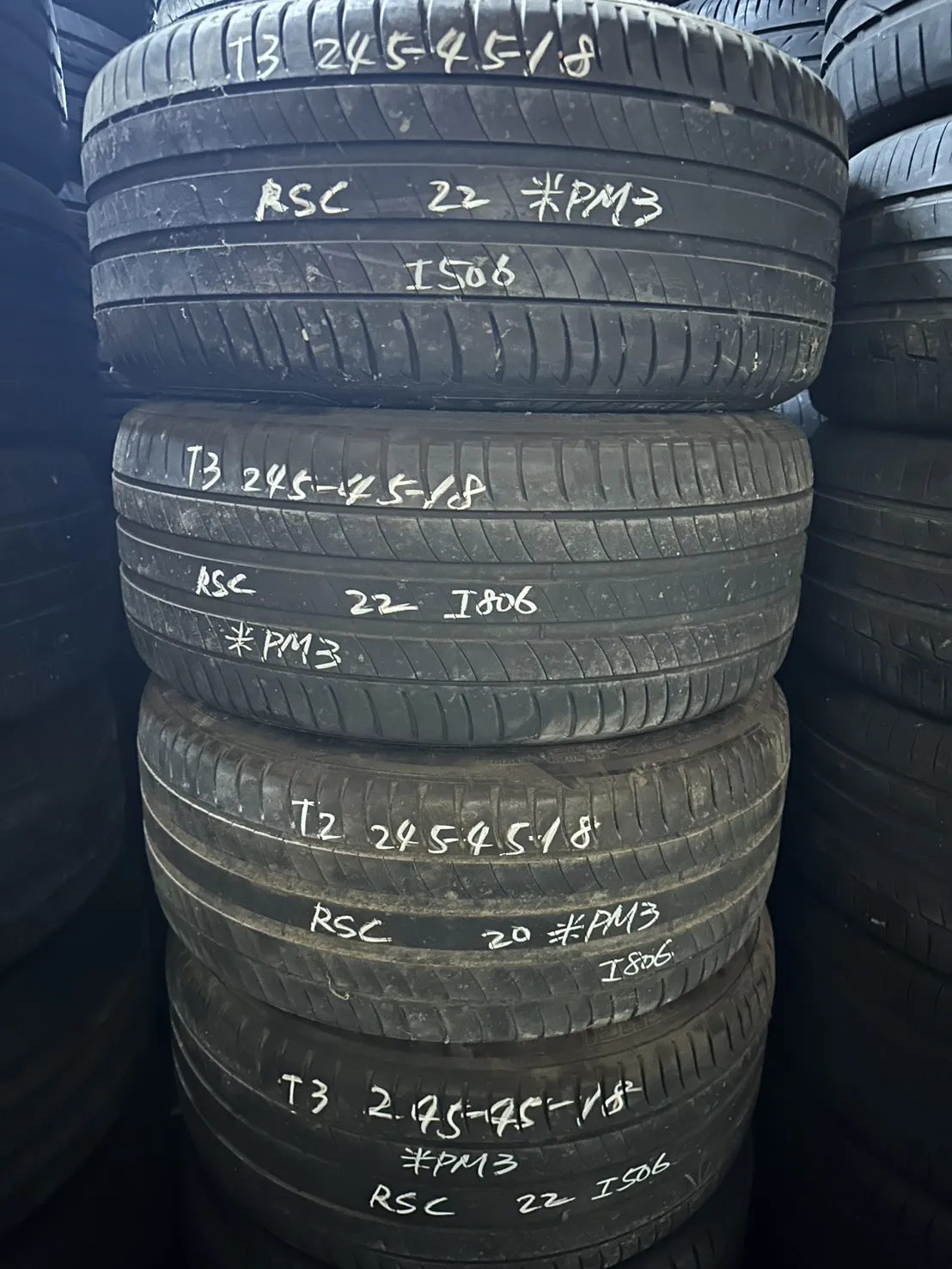 米其林PM3（防爆）四條 245-45-18