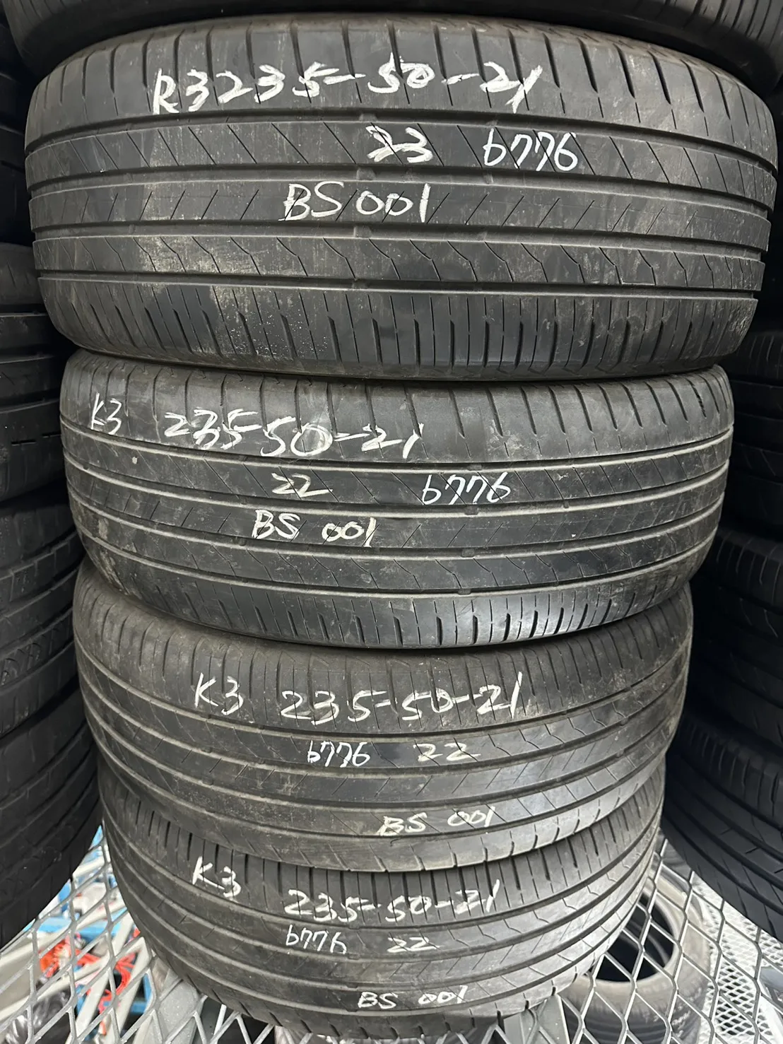 普利司通001 四條 235-50-21