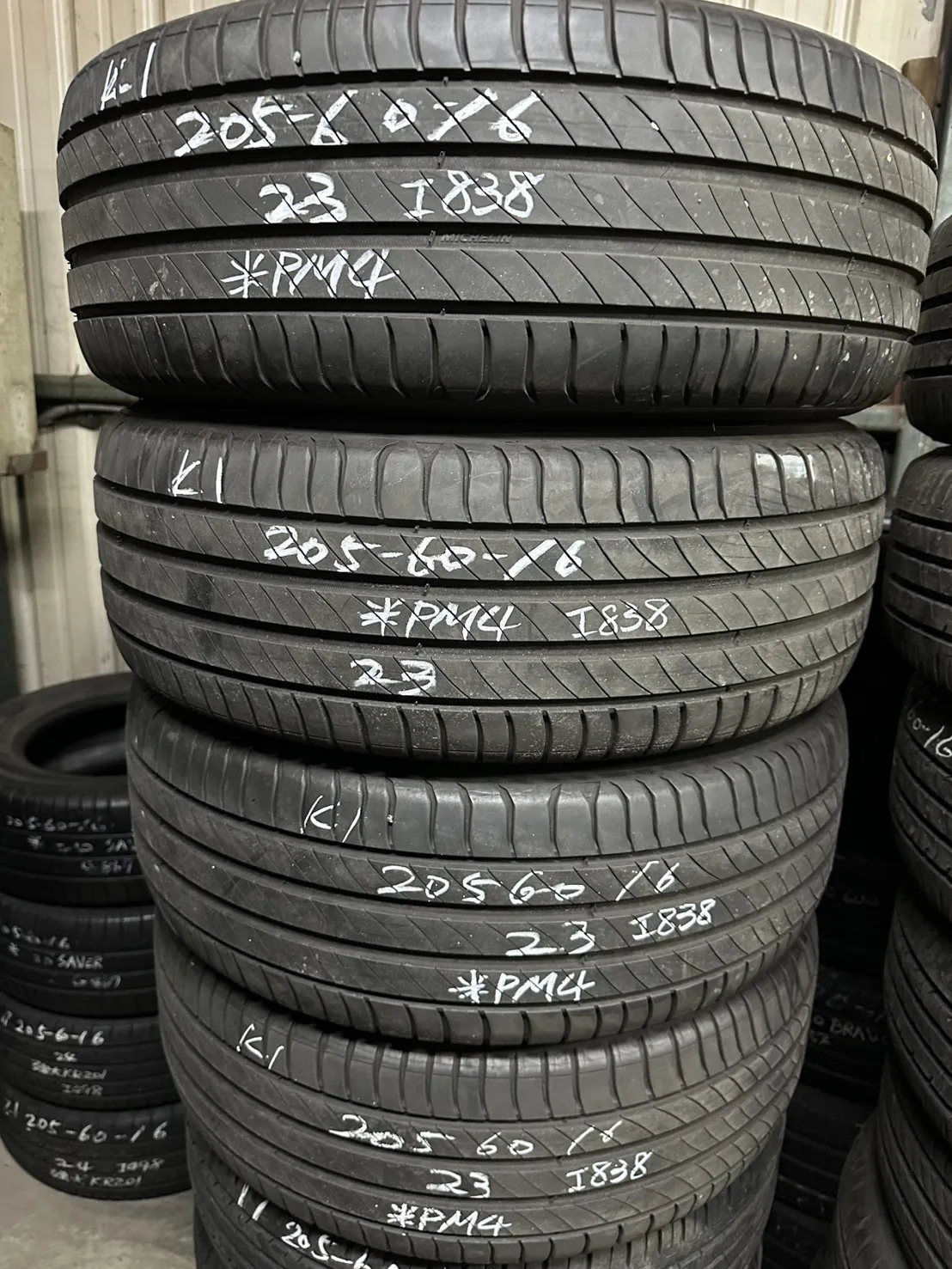 米其林PM4 四條 205-60-16