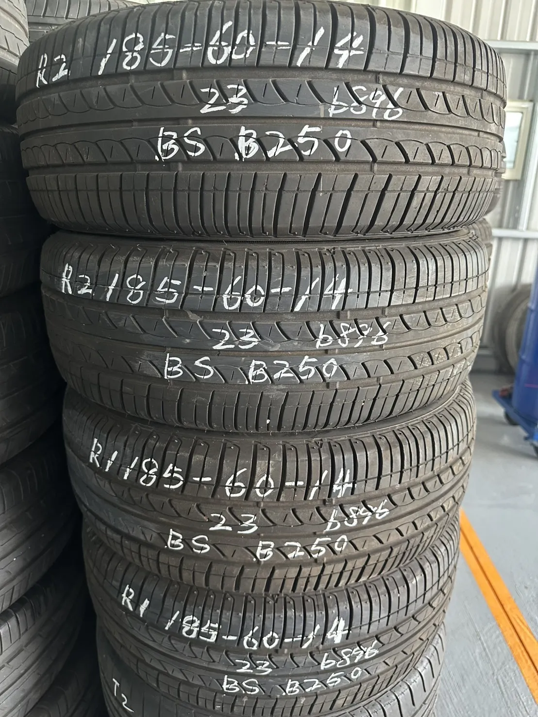 普利司通B250 四條 185-60-14