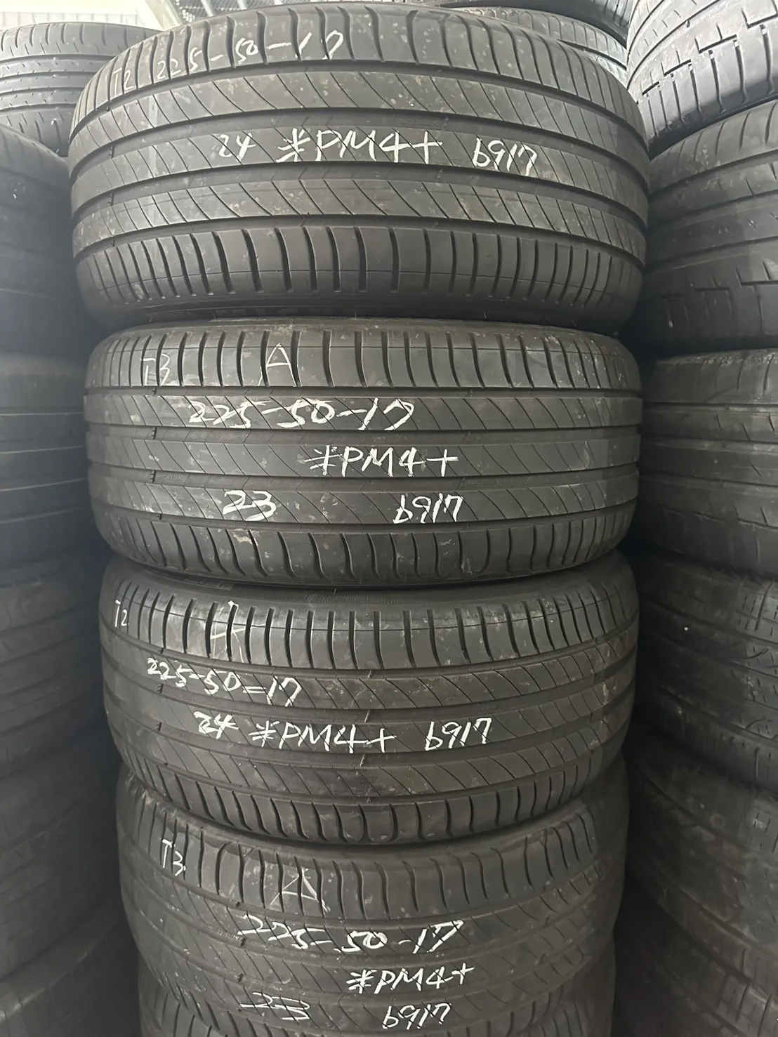 米其林PM4+ 四條 225-50-17