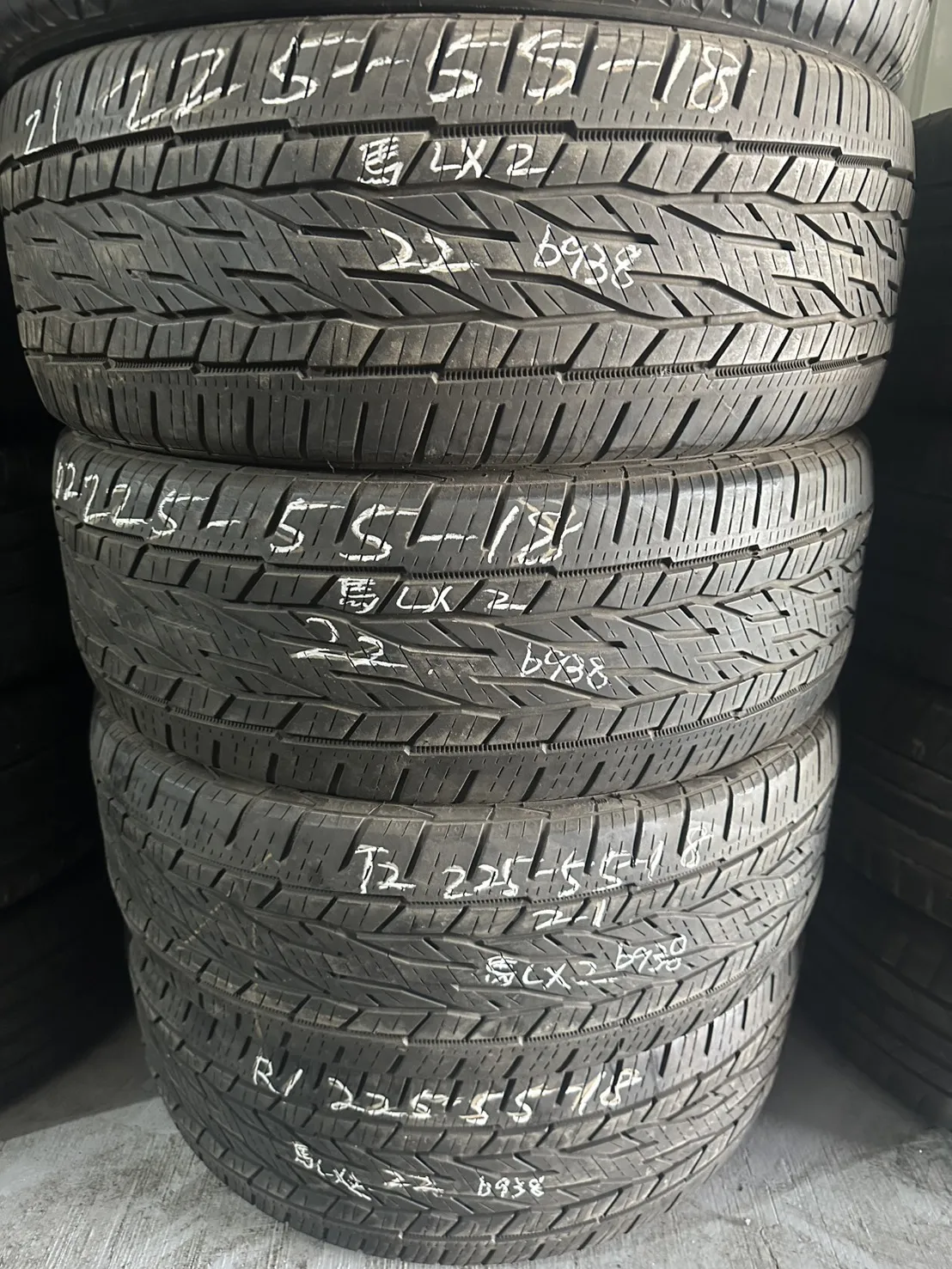 馬牌LX2 四條 225-55-18