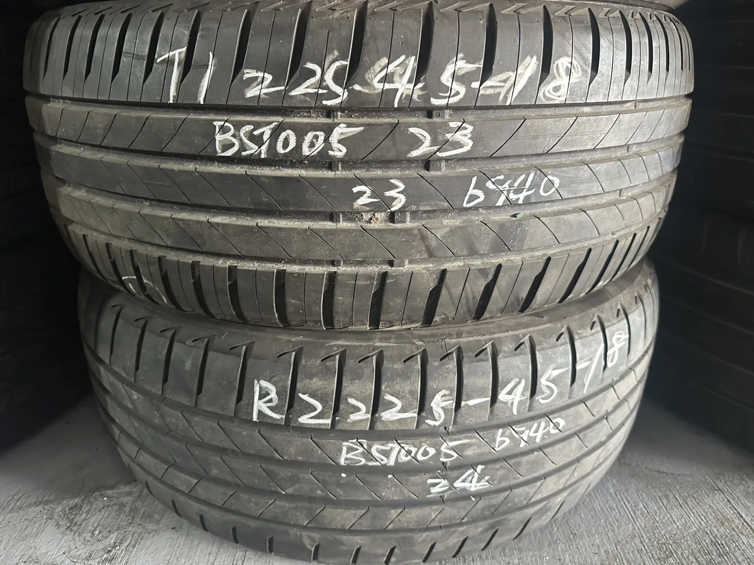 普利司通T005 二條 225-45-18