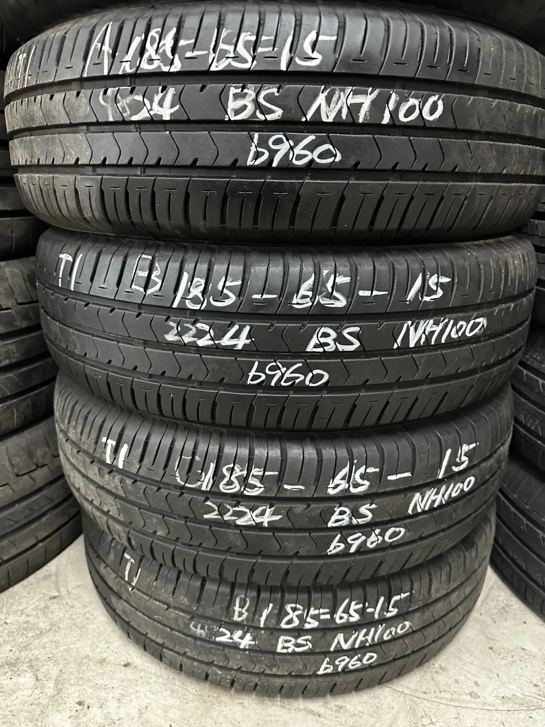 普利司通NH100 四條 185-65-15