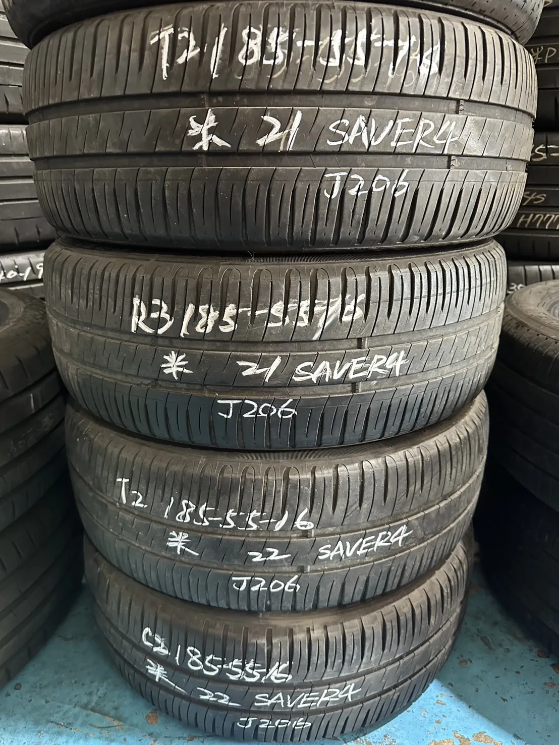 米其林SAVER4 四條 185-55-16