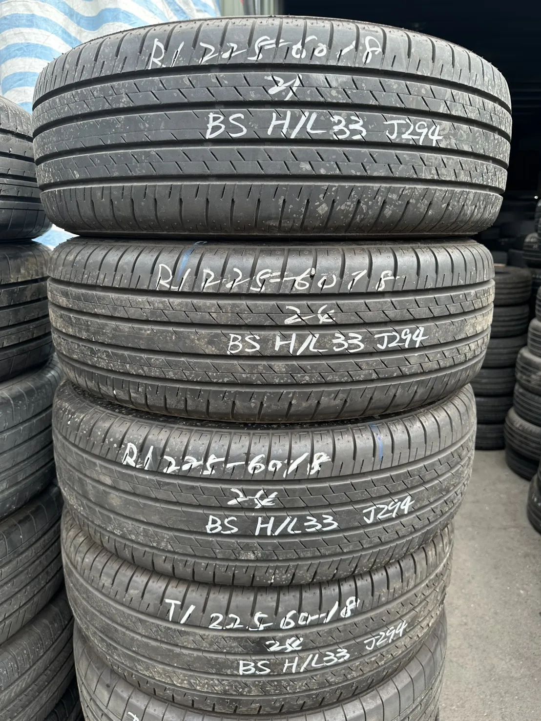 普利司通H/L33 四條 225-60-18