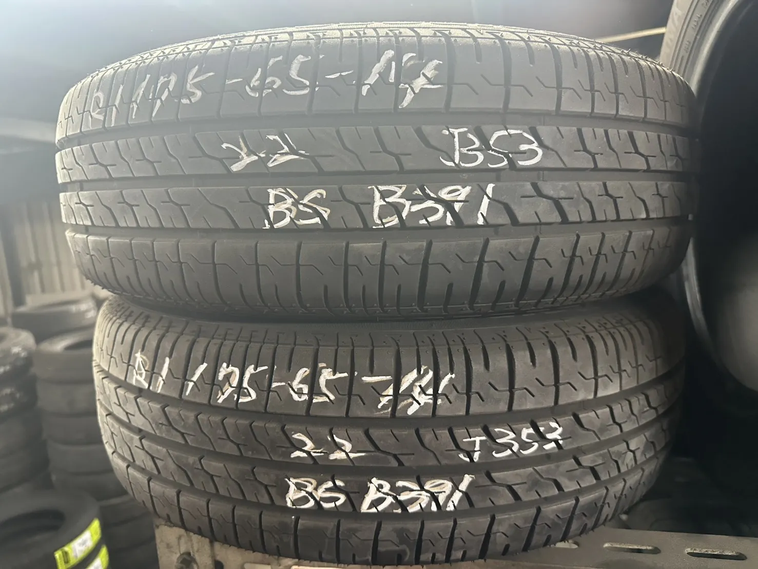 普利司通B391 二條 175-65-14