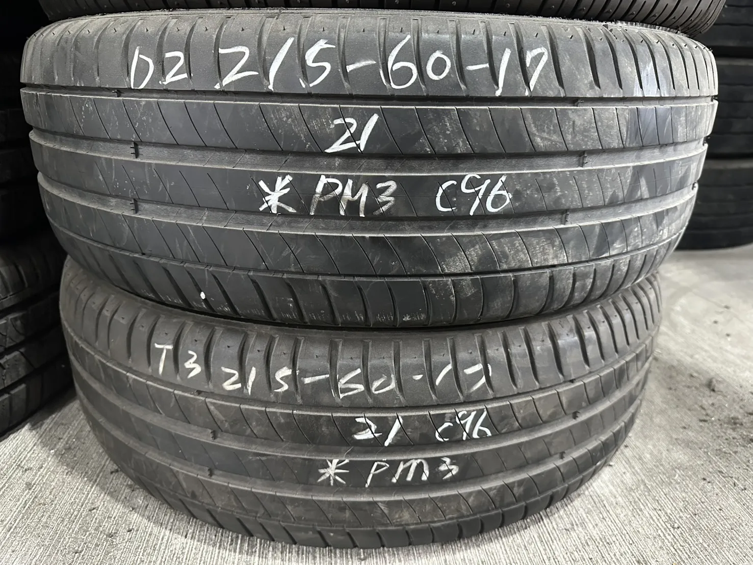 米其林PM3 二條 215-60-17