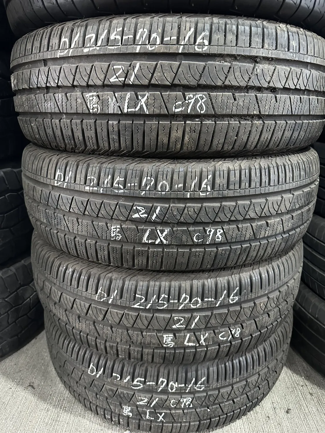 馬牌LX 四條 215-70-16