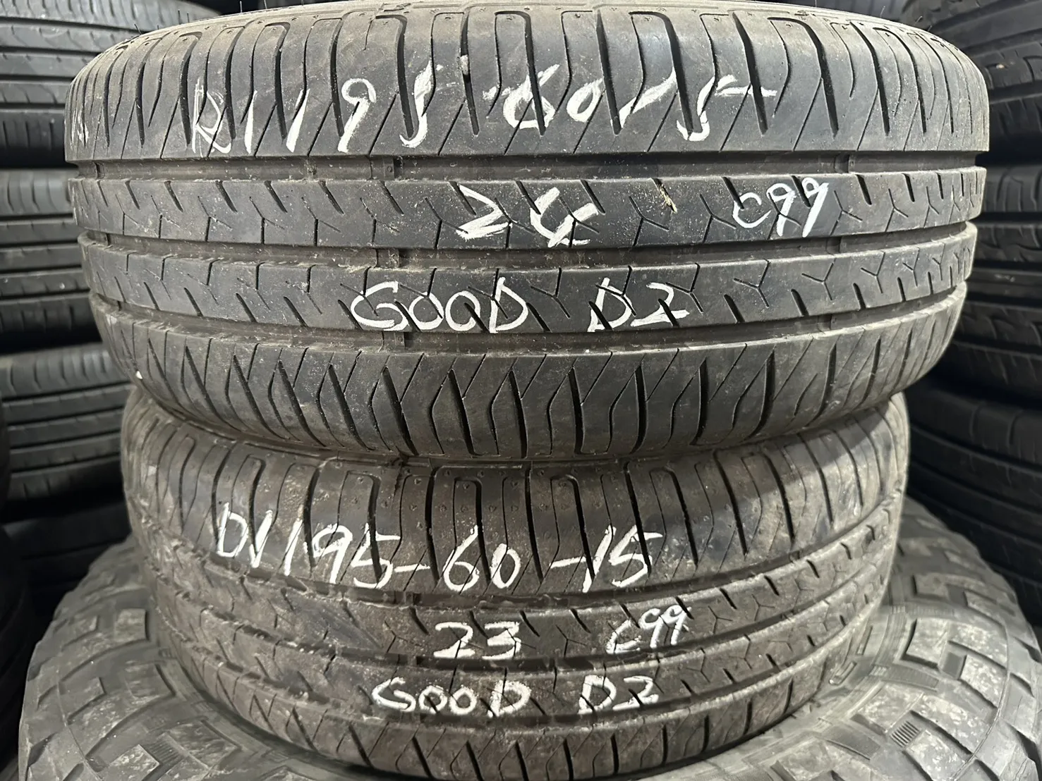 固特異D2 二條 195-60-15