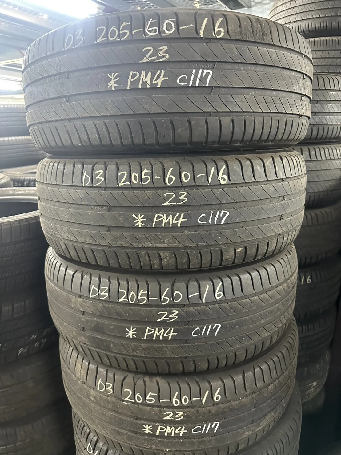 米其林PM4 四條 205-60-16