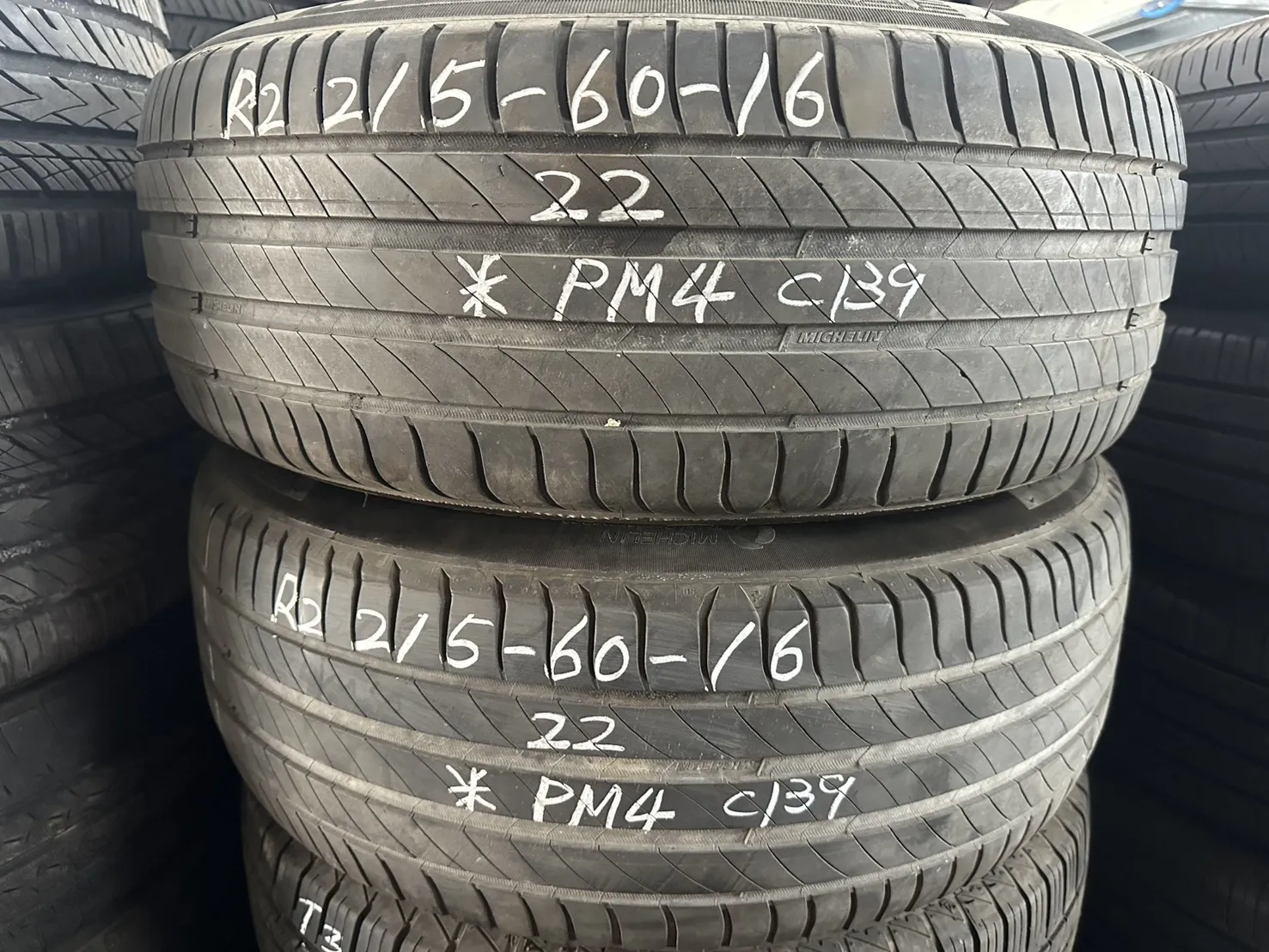 米其林PM4 二條 215-60-16