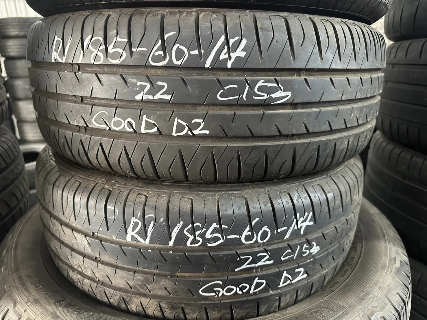 固特異D2 二條 185-60-14