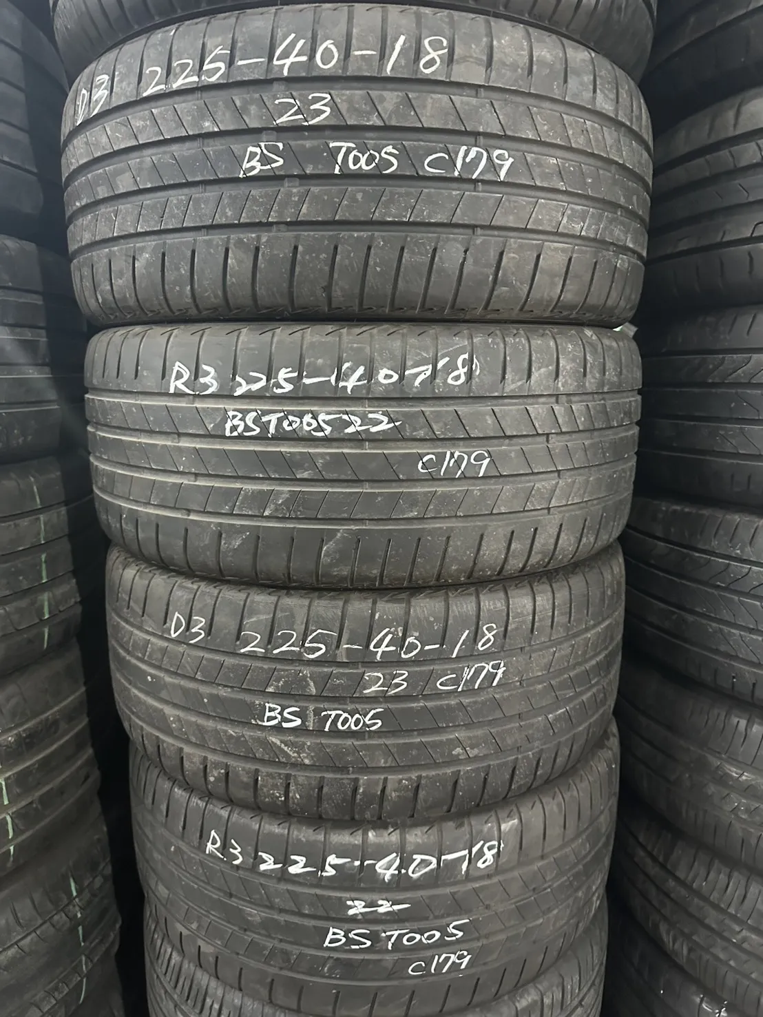 普利司通T005 四條 225-40-18