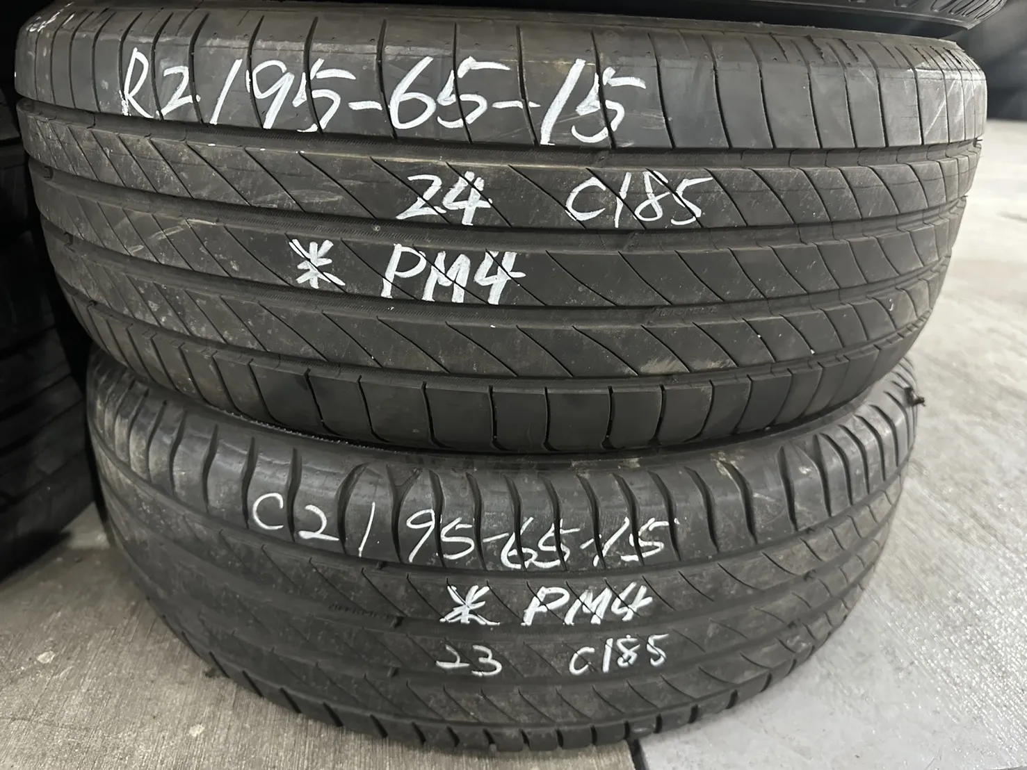 米其林PM4 二條 195-65-15