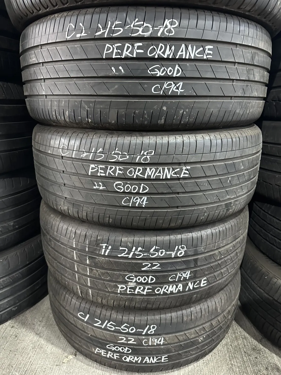 固特異PERFORMANCE 四條 215-50-18