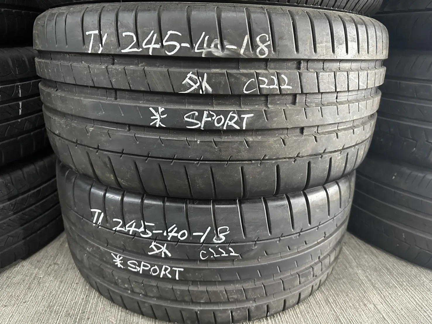 米其林SPORT 二條 245-40-18