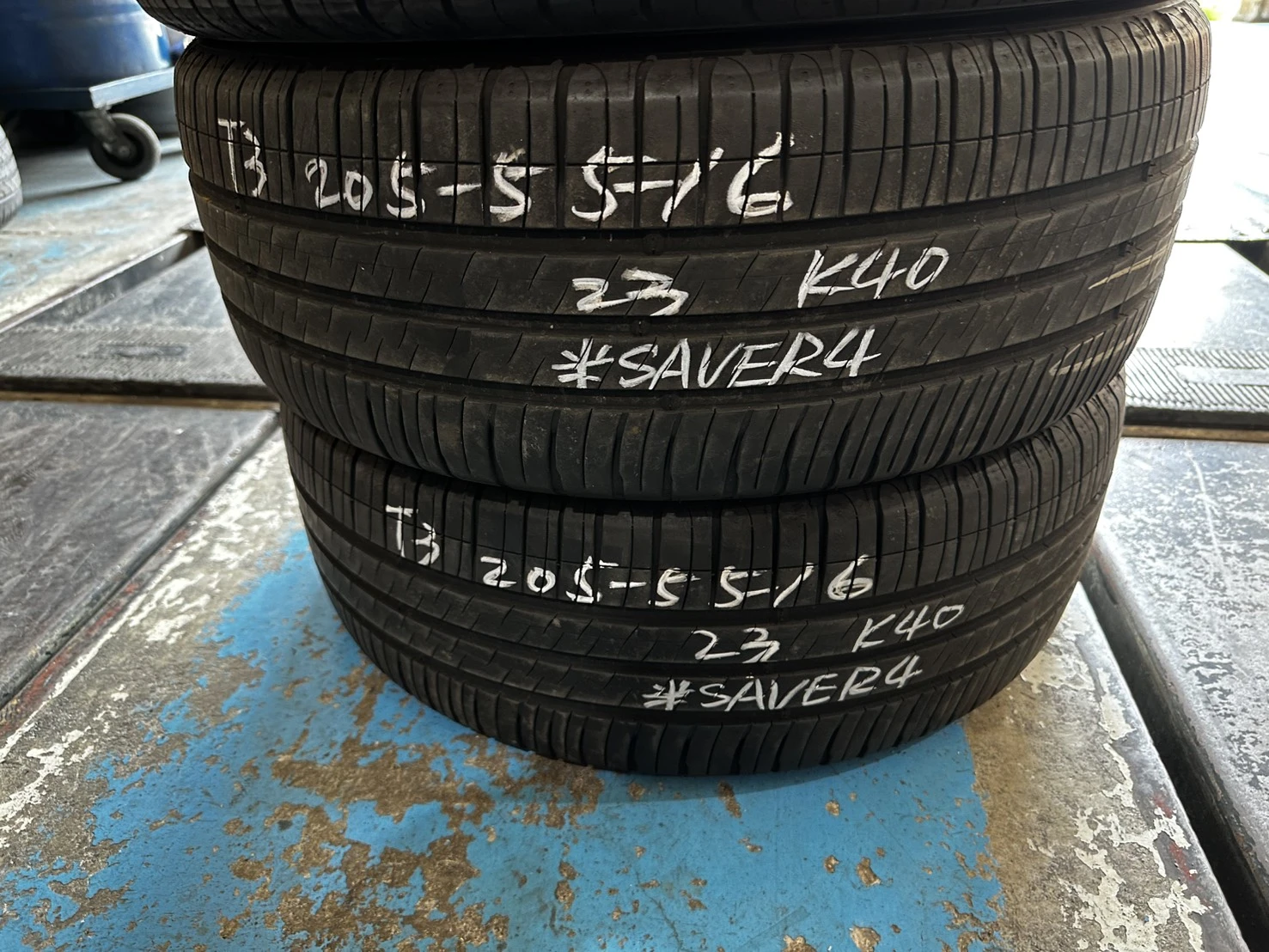 米其林saver4 2條 205-55-16