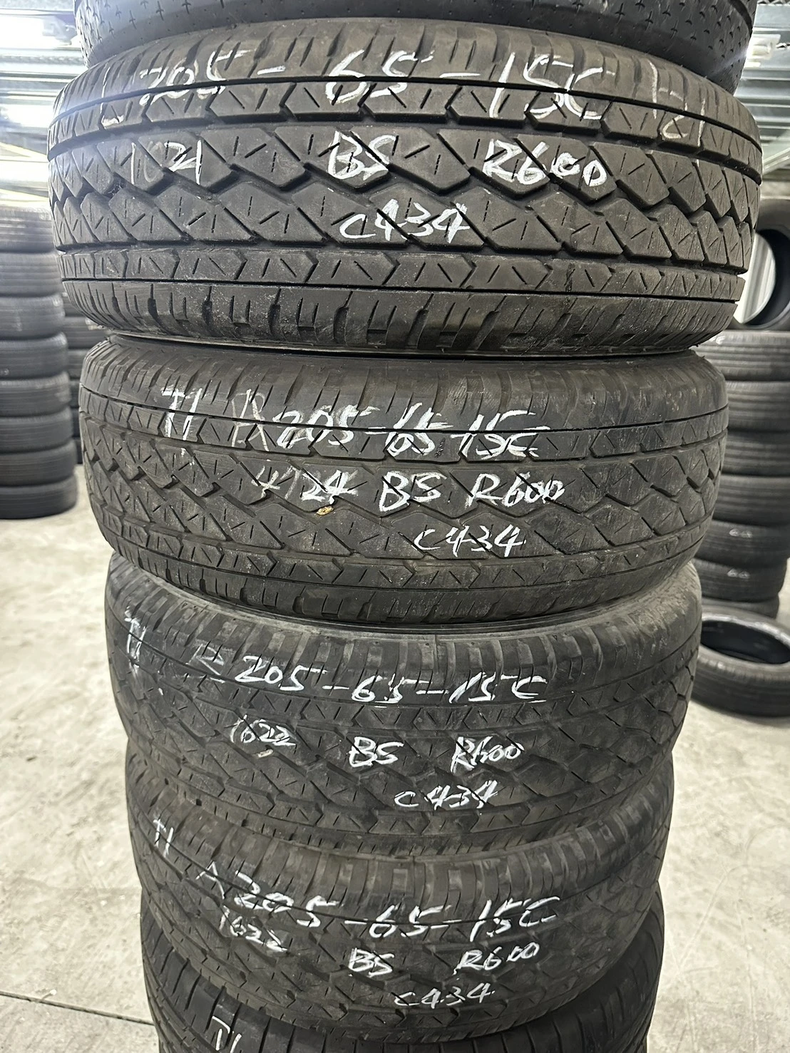 普利司通R600 四條 205-65-15c