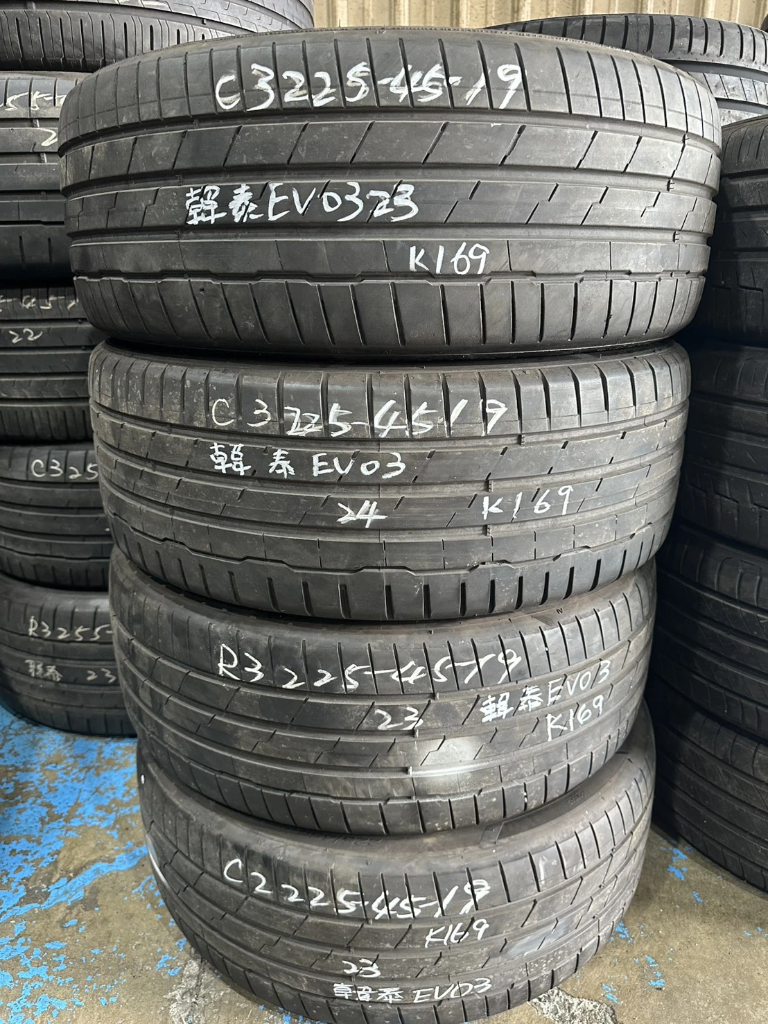 韓泰evo3 225-45-19