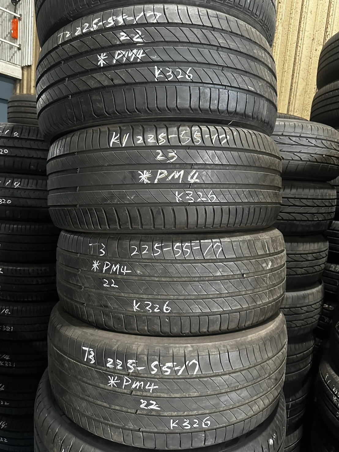 米其林pm4 225-55-17