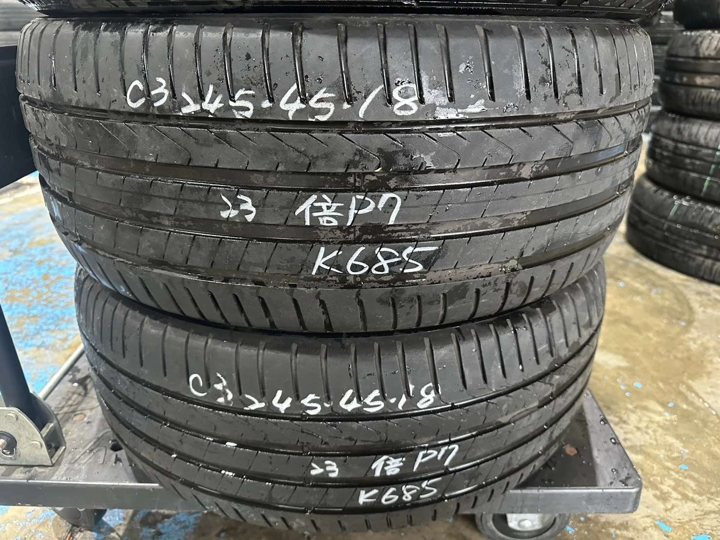 倍耐力P7 245-45-18