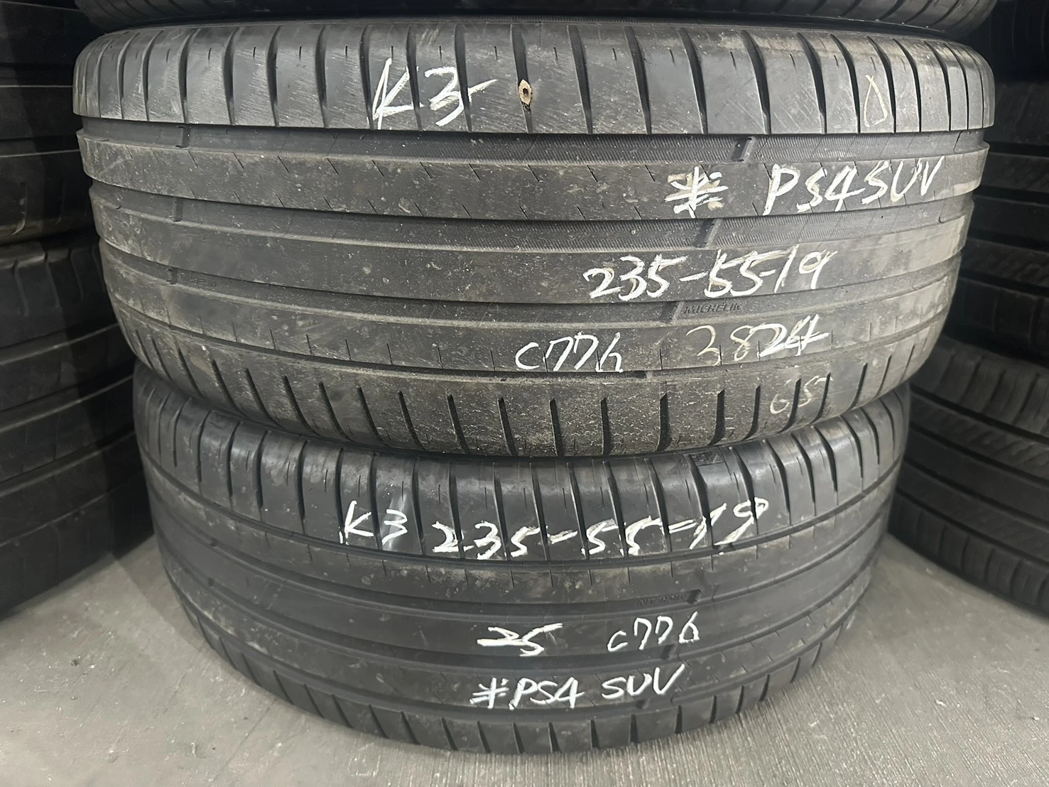 米其林PS4 SUV 二條 235-55-19