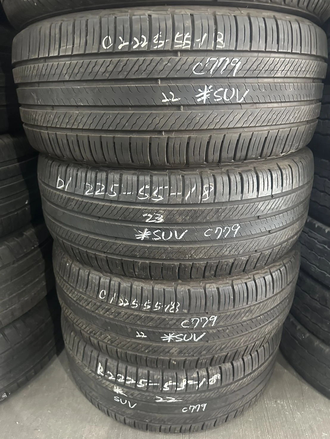 米其林SUV 四條 225-55-18