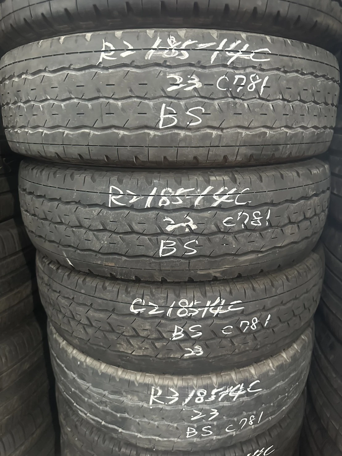 普利司通 四條 185-14c