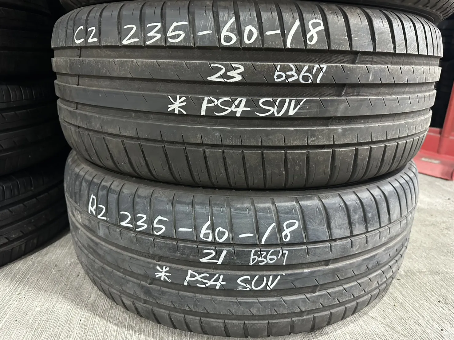 米其林PS4 SUV 二條 235-60-18