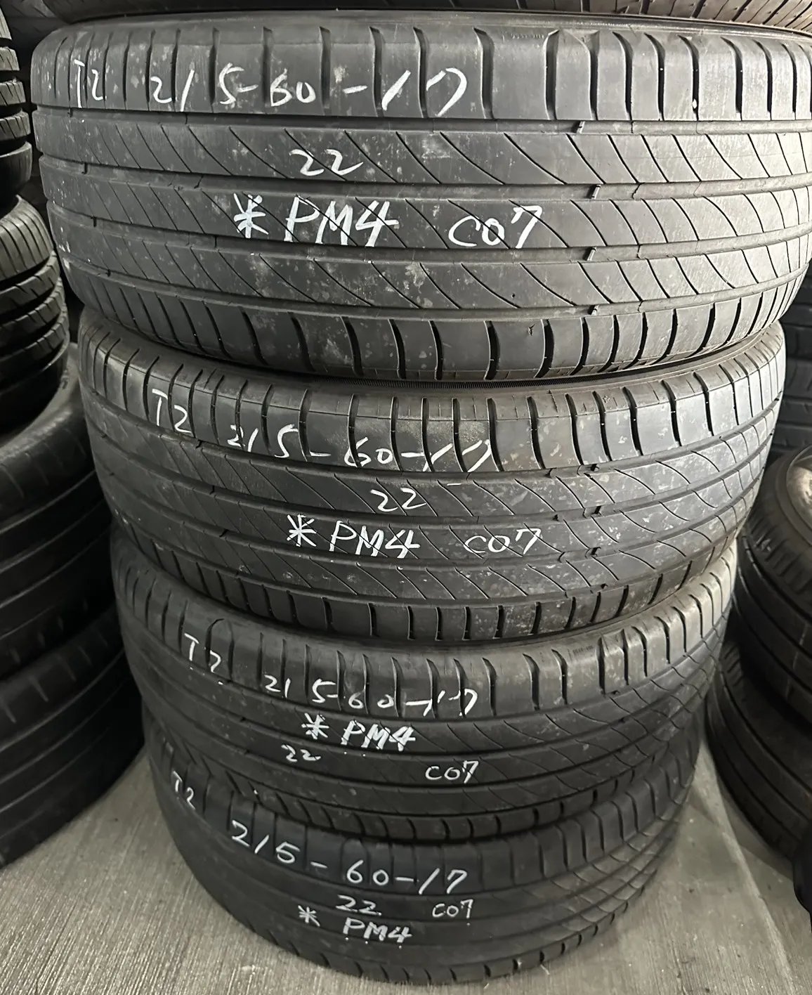米其林PM4 四條 215-60-17