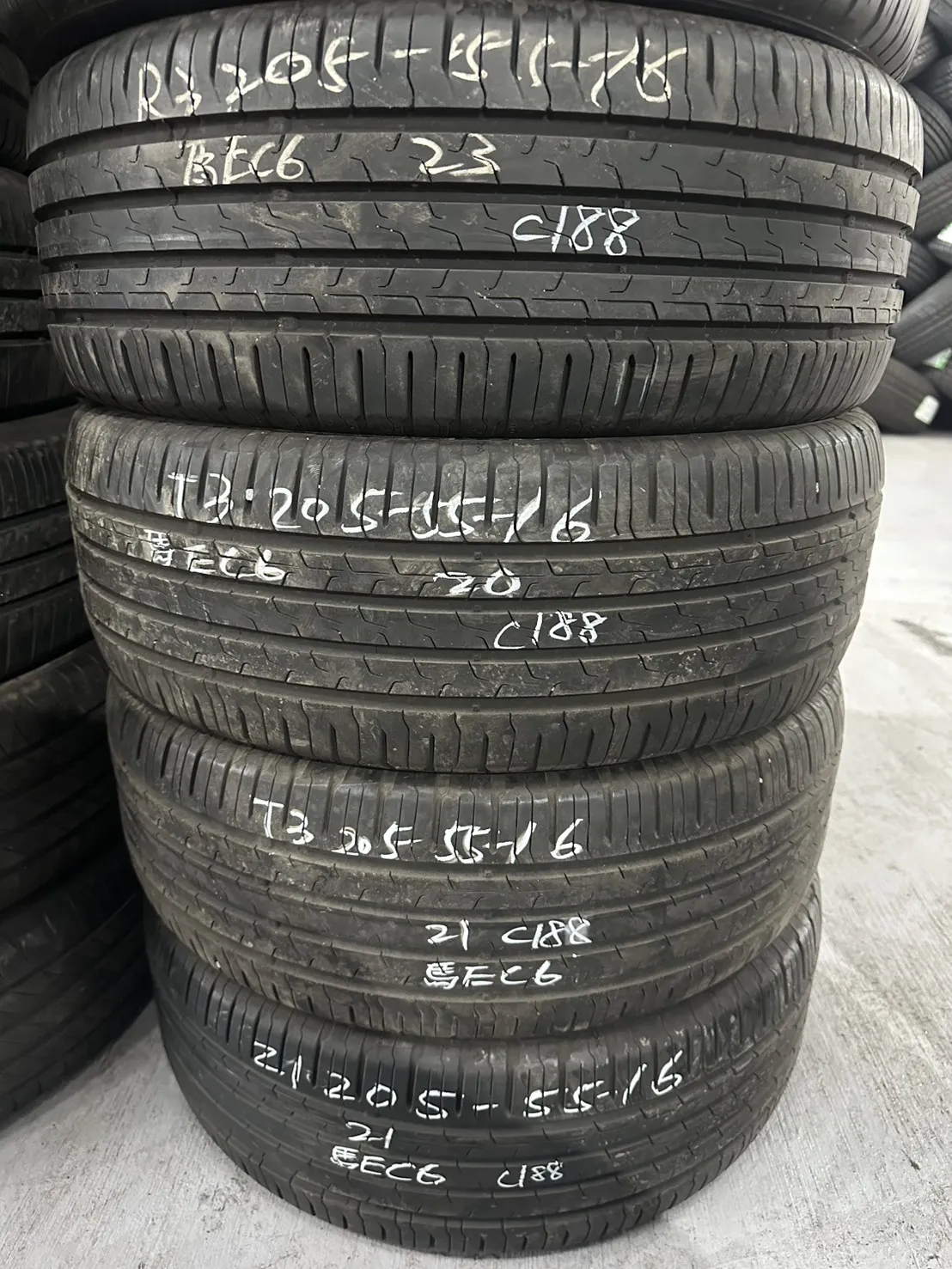 馬牌EC6 四條 205-55-16