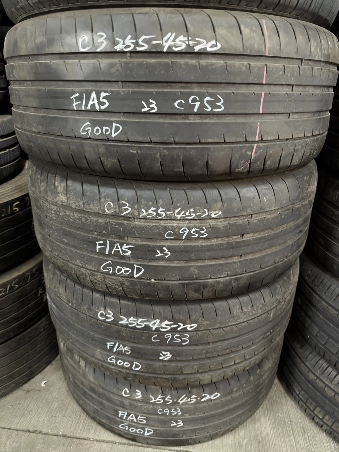 固特異F1A5 四條 255-45-20