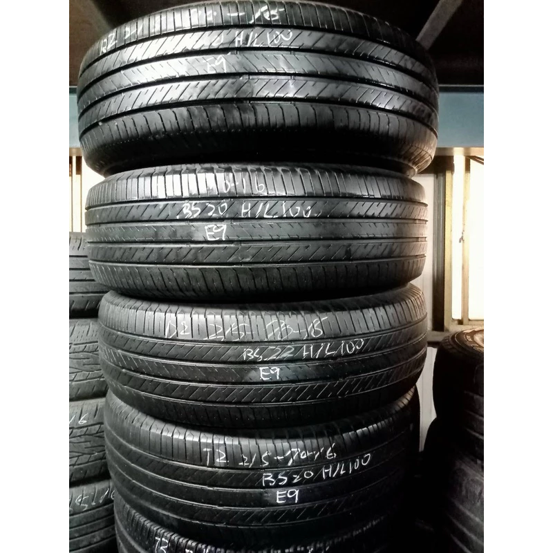 E9普利司通215-70-16四條5000含裝深度8成（5.3mm)